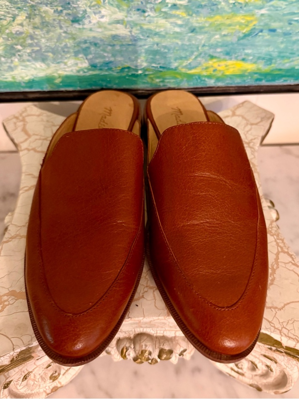 Madewell Brown Leather Slip-On Loafers